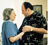 Nancy Marchand and James Gandolfini