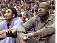Kobe Bryant and Shaquille O'Neal