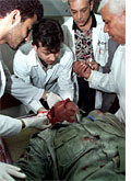 A downed policeman