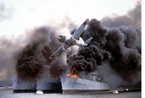 A scene from Pearl Harbor