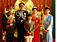 The royal family in 1990