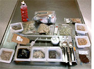 Food prepared for the Space Shuttle astronauts