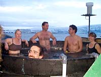 Hot-tubbing in Antarctica