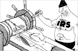 TODAY'S CARTOONS: Cartoonists' take on taxes.