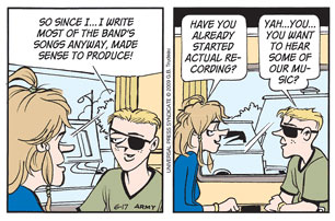 TODAY's DOONESBURY: A singular sensation.