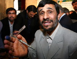 Iranian President Mahmoud Ahmadinejad. Click image to expand.