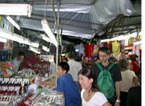 A night bazaar—need a cheap watch?