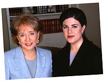 Barbara Walters and Monica Lewinsky