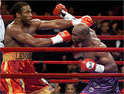 Doesn't look like a draw: Lewis and Holyfield