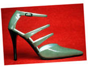 Strappy high-heeled shoe (Franco Fieramosca, 1998)