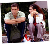 Affleck and Bullock in Forces of Nature