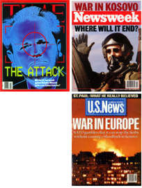 Time, Newsweek, and U.S. News & World Report