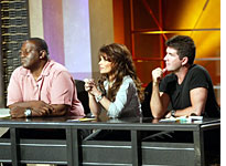 The judges' panel, where the action is