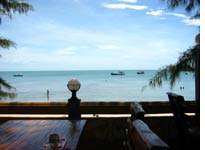 View from the deck of our inn on Ko Samui