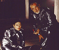 Zeta-Jones and Connery in Entrapment