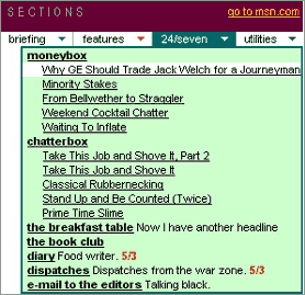 24/seven Drop Down Menu