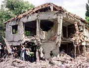 Belgrade hospital destroyed by NATO airstrikes