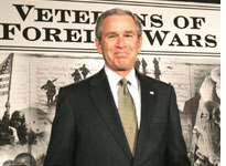 George Bush at the VFW. Click image to expand.