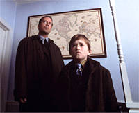 Bruce Willis and Haley Joel Osment in The Sixth Sense