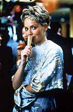 Sharon Stone as Sarah the muse