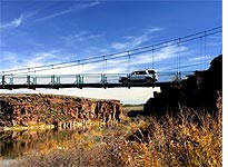 Crossing over the Green River into Brown's Park