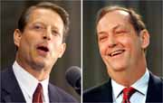 Gore and Bradley: Squaring off