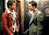 Pitt and Norton in Fight Club