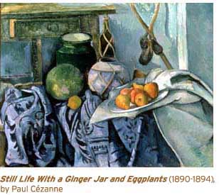 Still Life With a Ginger Jar and Eggplants