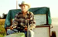 Richard Farnsworth in The Straight Story