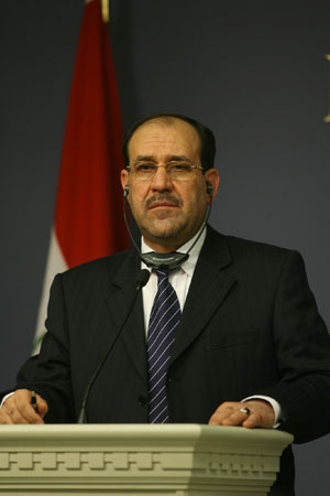 Iraqi Prime Minister Nouri al-Maliki.