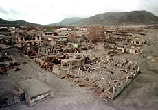 City in ashes: Montserrat capital Plymouth