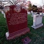 Resting uneasy: The Lawrence gravesite at Arlington