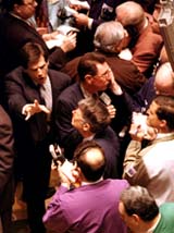 Traders at the New York Stock Exchange