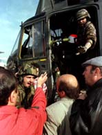 Albanian evacuees