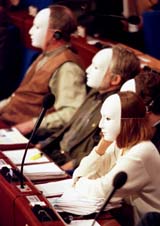 Anti-human-cloning protesters