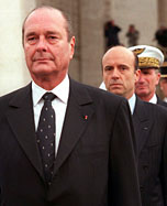 Lining up to take the fall: Chirac and Juppe