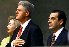 The Clintons go to Chile