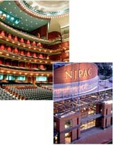 NJPAC interior and exterior