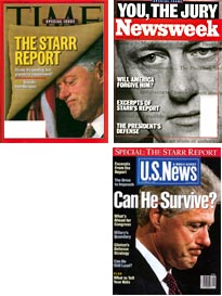 Time, Newsweek, and U.S. News & World Report