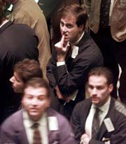 Traders at the NYSE