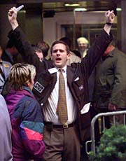 Traders at the NYSE