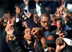 Participants in the Million Man March