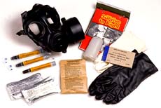 Protective gear for chemical warfare