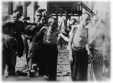 Inmates of Mittelgladblach Camp