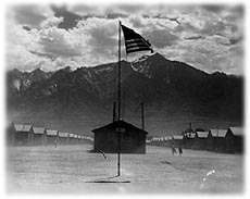 Internment camp at Manzanar