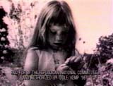 Petal-plucking little girl