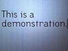 This is a demonstration