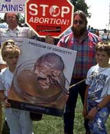 Anti-abortion protesters