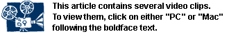 Video-clip instructions