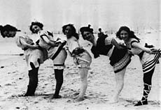 Bathing beauties at Coney Island, 1897